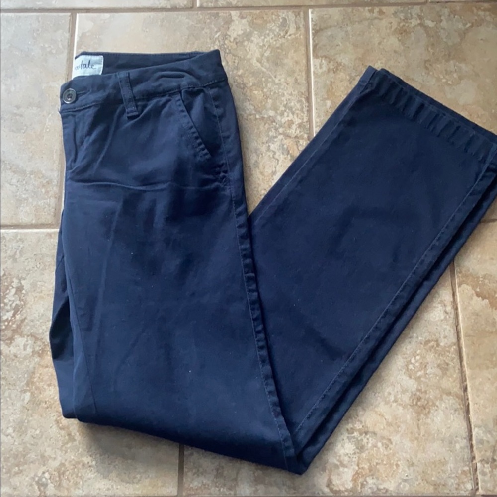 Aéropostale Navy Stretch Khakis